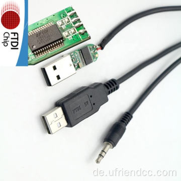 USB -zu -Stereo -Stecker -Radio -USB -Programmierkabel